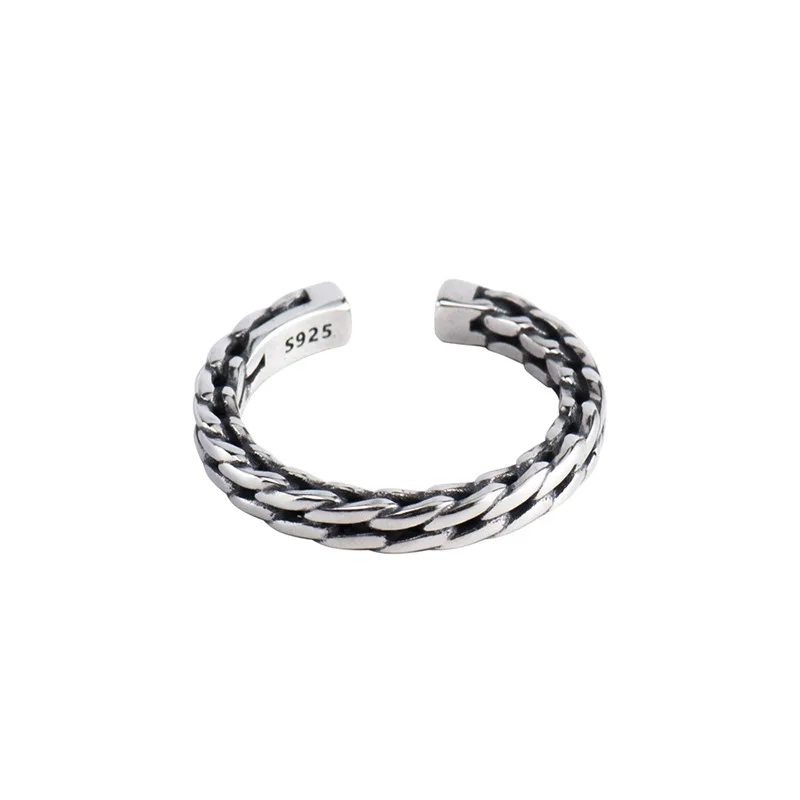 Authentic 925 Sterling Silver Stackable Rope Twisted Ring for Women Girl Vintage Silver Party Jewelry
Authentic 925 Sterling Silver Stackable Rope Twisted Ring for Women Girl Vintage Silver Party Jewelry