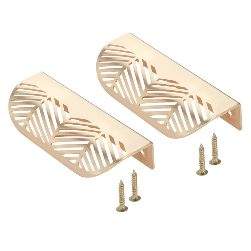 2 Piece Zinc Alloy Leaf Shaped Handle Golden/Grey Cupboard Kitchen Gold/Grey W/Screws Simple Nordic Style Pulls W/Screws
2 Piece Zinc Alloy Leaf Shaped Handle Golden/Grey Cupboard Kitchen Gold/Grey W/Screws Simple Nordic Style Pulls W/Screws