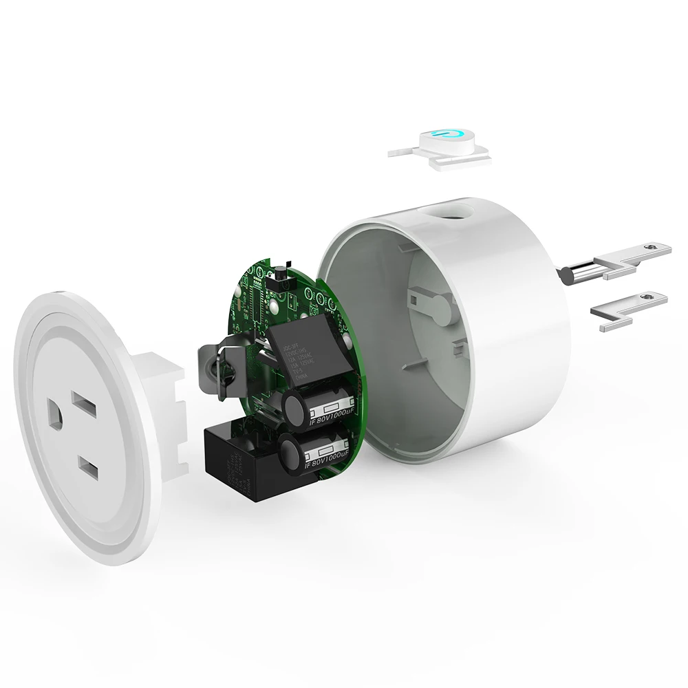New Smart Wifi Socket US Power Plug Mobile APP Remote Control Work with Amazon Alexa Google Home Smart Lifetime Voice control so
New Smart Wifi Socket US Power Plug Mobile APP Remote Control Work with Amazon Alexa Google Home Smart Lifetime Voice control so