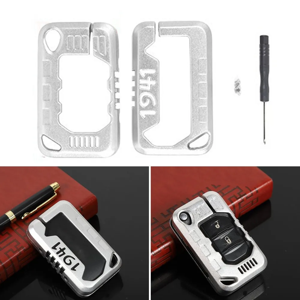 Aluminum Alloy Key Chain For Jeep Wrangler/JL Gladiator/JT 2018+ Silver Alloy Case Cover Car Key Holder
Aluminum Alloy Key Chain For Jeep Wrangler/JL Gladiator/JT 2018+ Silver Alloy Case Cover Car Key Holder