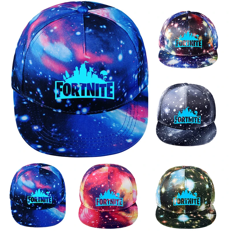 Original Fortnite Cap Starry Sky Luminous Hat Night Glow Sun Hats Game Figures Accessories Children's Birthday Gifts
Original Fortnite Cap Starry Sky Luminous Hat Night Glow Sun Hats Game Figures Accessories Children's Birthday Gifts