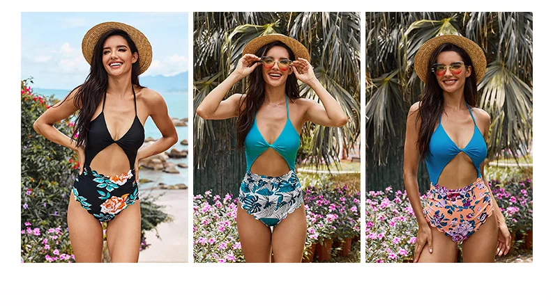 2021 One Piece Swimsuit Print Swimwear Women Sexy Backless Bathing Suit Halter Beach Swimwear
2021 One Piece Swimsuit Print Swimwear Women Sexy Backless Bathing Suit Halter Beach Swimwear