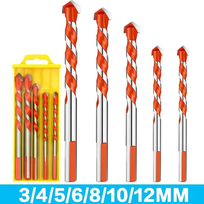 5/7pcs Multifunctional Glass Drill Bit Triangle Diamond Drill Set Ceramic Tile Concrete Brick Wood Punching Hole Saw Metal Drill
5/7pcs Multifunctional Glass Drill Bit Triangle Diamond Drill Set Ceramic Tile Concrete Brick Wood Punching Hole Saw Metal Drill