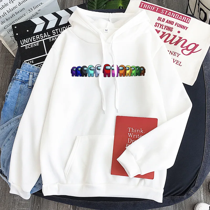 Autumn Winter Hoodies Among Us Impostor Cartoon Print Hot Game Hoodie Korean Style Fleece Hoodies Hip Hop Women's Sweatshirts 
Autumn Winter Hoodies Among Us Impostor Cartoon Print Hot Game Hoodie Korean Style Fleece Hoodies Hip Hop Women's Sweatshirts
