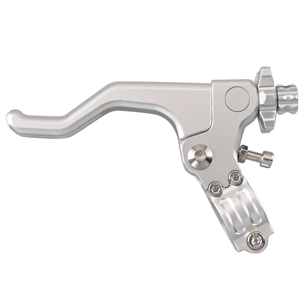Motorcycle Silver Short Stunt Handlebar Levers For Honda Kawasaki Yamaha Suzuki Triumph Cable Clutch Brake Bikes Accessories 
Motorcycle Silver Short Stunt Handlebar Levers For Honda Kawasaki Yamaha Suzuki Triumph Cable Clutch Brake Bikes Accessories