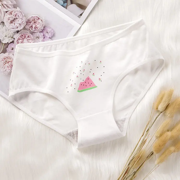 Japanese Girl Mid-Waist Cotton Crotch Antibacterial Panties Women Breathable Cartoon Cute Printing Ladies Briefs
Japanese Girl Mid-Waist Cotton Crotch Antibacterial Panties Women Breathable Cartoon Cute Printing Ladies Briefs