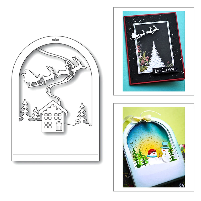 2020 New Christmas Tree Background Metal Cutting Dies For DIY Cut Paper Craft Making Tag and House Decoration Card Scrapbooking
2020 New Christmas Tree Background Metal Cutting Dies For DIY Cut Paper Craft Making Tag and House Decoration Card Scrapbooking