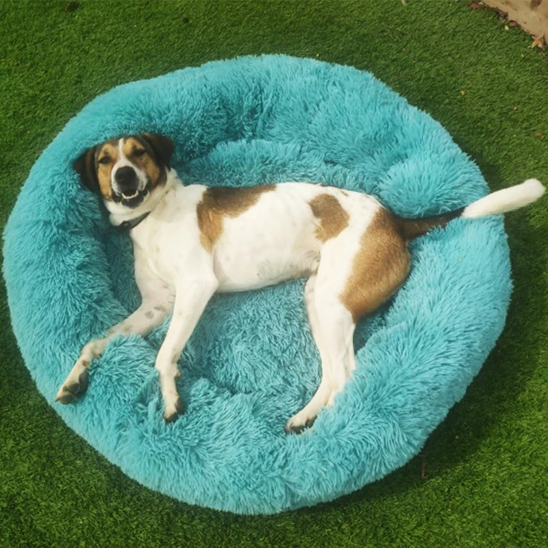 Round Dog Bed House Soft Long Plush Pet Doggie House Bed For Dogs Basket Pet Products Cushion Puppy Bed Mat House Animals Sofa
Round Dog Bed House Soft Long Plush Pet Doggie House Bed For Dogs Basket Pet Products Cushion Puppy Bed Mat House Animals Sofa