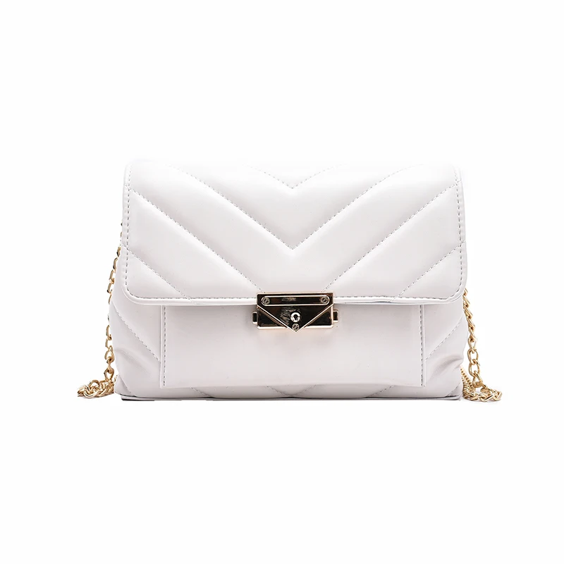 Elegant Female Flap Crossbody bag 2020 New High quality PU Leather Women's Designer Handbag Lock Chain Shoulder Messenger Bag
Elegant Female Flap Crossbody bag 2020 New High quality PU Leather Women's Designer Handbag Lock Chain Shoulder Messenger Bag