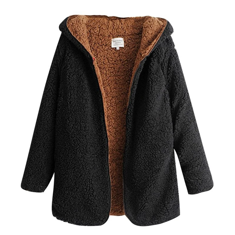 2019 Fashion New Plush Double-faced Warm Coat Contrast Color Hooded With Pocket Jacket
2019 Fashion New Plush Double-faced Warm Coat Contrast Color Hooded With Pocket Jacket