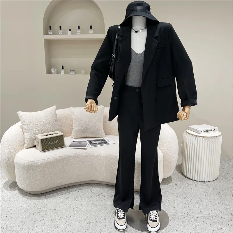 Women's Spring Summer 2021 Fashion Temperament suit leisure double breasted suit pants two piece set
Women's Spring Summer 2021 Fashion Temperament suit leisure double breasted suit pants two piece set