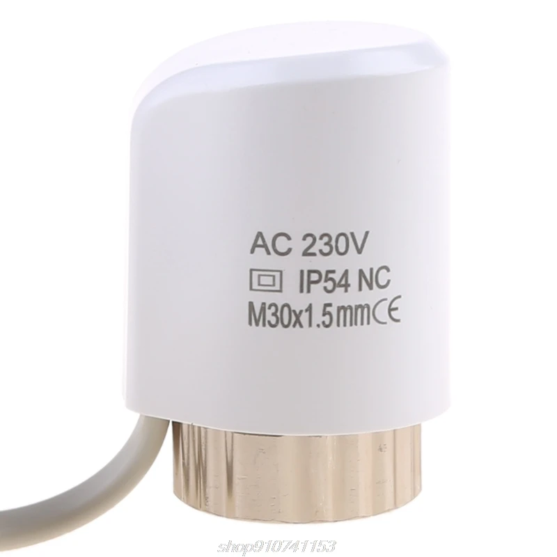 Electric Thermal Actuator AC 230V Normally Closed NC M30*1.5mm for TRV Thermostatic Radiator -Valve Underfloor M02 21 Dropship
Electric Thermal Actuator AC 230V Normally Closed NC M30*1.5mm for TRV Thermostatic Radiator -Valve Underfloor M02 21 Dropship