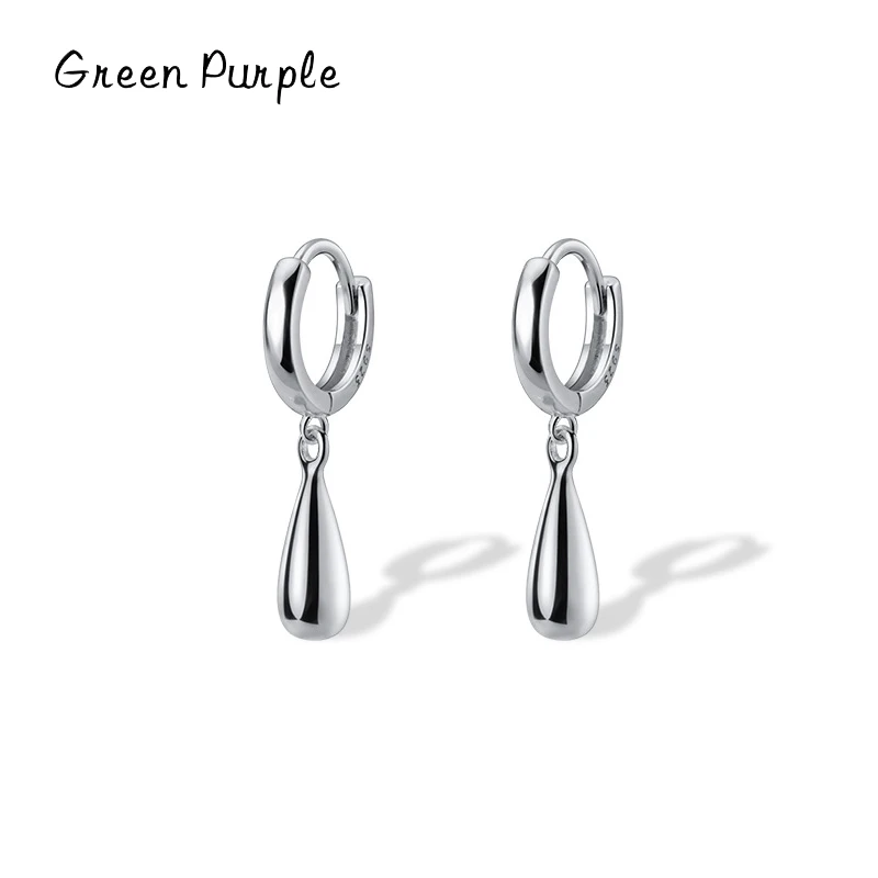 GREEN PURPLE s925 Sterling Silver Simple Water Droplets Fashion Hoop Earrings For Women Girls Wedding Statement Jewelry Arete
GREEN PURPLE s925 Sterling Silver Simple Water Droplets Fashion Hoop Earrings For Women Girls Wedding Statement Jewelry Arete