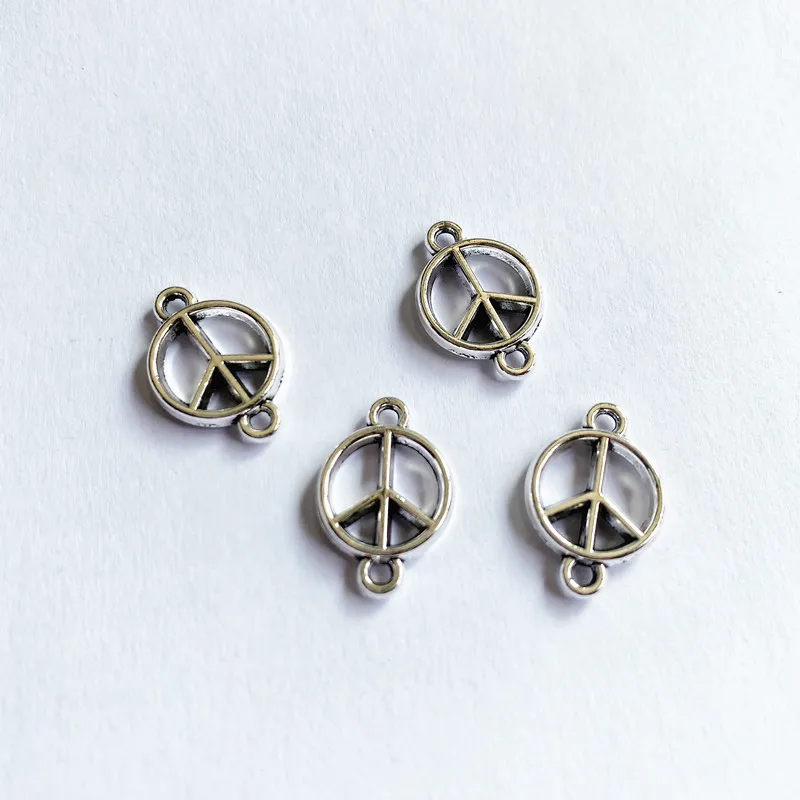 30pcs Mini Peace Sign Pendant Accessories , For DIY Handmade Women Simplicity Bracelet Findings Charms Jewelry Making Supplies
30pcs Mini Peace Sign Pendant Accessories , For DIY Handmade Women Simplicity Bracelet Findings Charms Jewelry Making Supplies