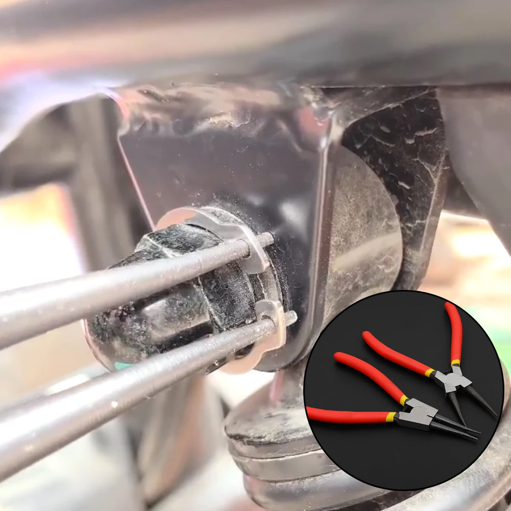 4pcs Accessory Practical Snap Ring Multifunctional Disassembly Bent Straight Circlip Pliers Set Internal External Crimp Tool
4pcs Accessory Practical Snap Ring Multifunctional Disassembly Bent Straight Circlip Pliers Set Internal External Crimp Tool