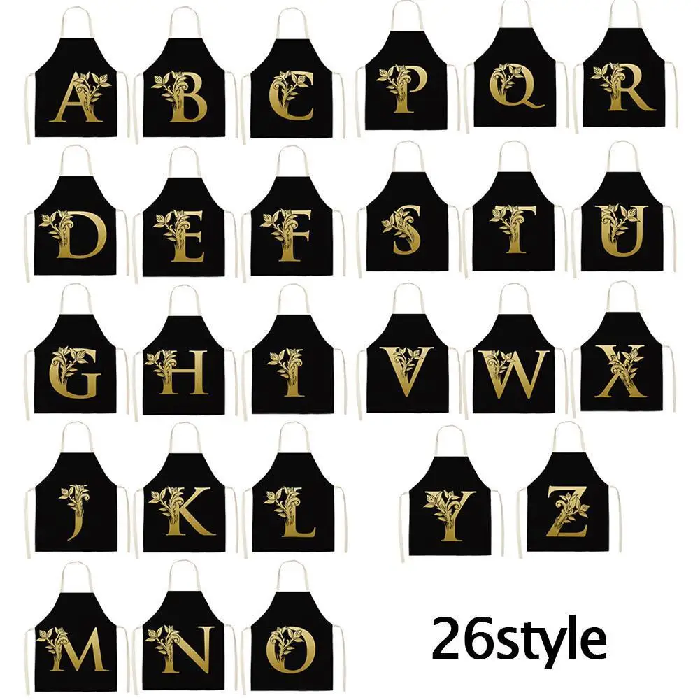 Letter Series Linen Blended Fabric Kitchen Alphabet Aprons Home Linen Sleeveless Cooking Pattern Cotton 55x68Cm T5W3 
Letter Series Linen Blended Fabric Kitchen Alphabet Aprons Home Linen Sleeveless Cooking Pattern Cotton 55x68Cm T5W3