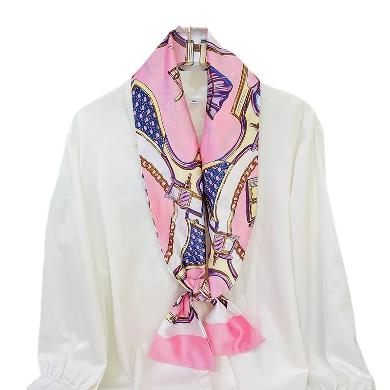 Long Silk Scarf 14*145 Women's Artificial Silk Professional Stewardess Scarf Gift Custom Belt Scarf
Long Silk Scarf 14*145 Women's Artificial Silk Professional Stewardess Scarf Gift Custom Belt Scarf