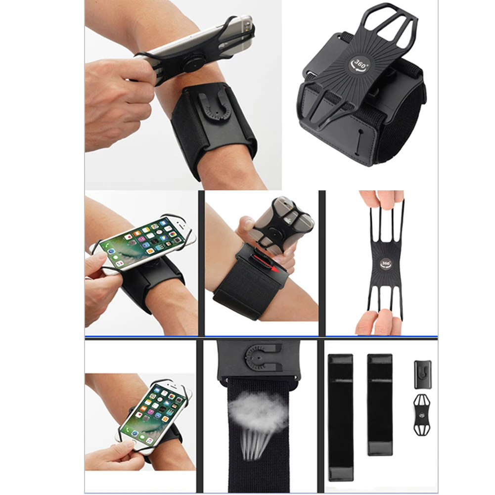Lightweight Outdoor Anti-falling Stretchable Sports Supplies Armband Wristband 360 Degree Rotation Phone Holder Set Adjustable
Lightweight Outdoor Anti-falling Stretchable Sports Supplies Armband Wristband 360 Degree Rotation Phone Holder Set Adjustable