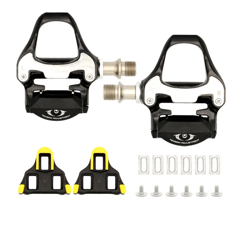 Педали велосипедные без клипсов, совместимы с Shimano SPD-SL Cleat (желтые), профессиональная педаль для дорожного велосипеда
Педали велосипедные без клипсов, совместимы с Shimano SPD-SL Cleat (желтые), профессиональная педаль для дорожного велосипеда