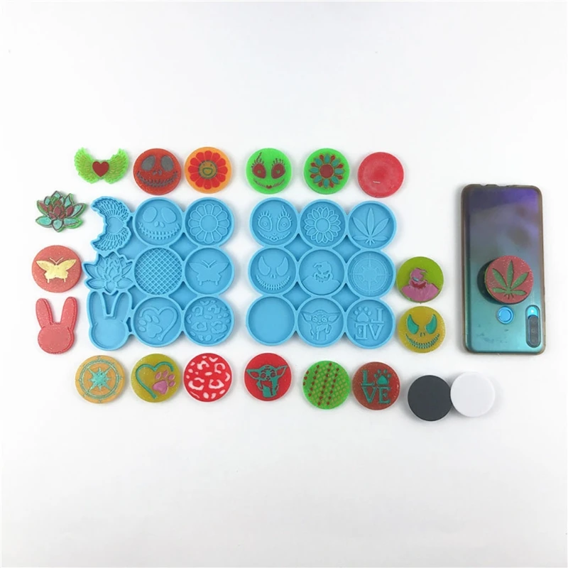 Mobile Phone Grip Epoxy Resin Mold Phone Socket Decoration Silicone Mould Handmade DIY Crafts Jewelry Casting Tool
Mobile Phone Grip Epoxy Resin Mold Phone Socket Decoration Silicone Mould Handmade DIY Crafts Jewelry Casting Tool