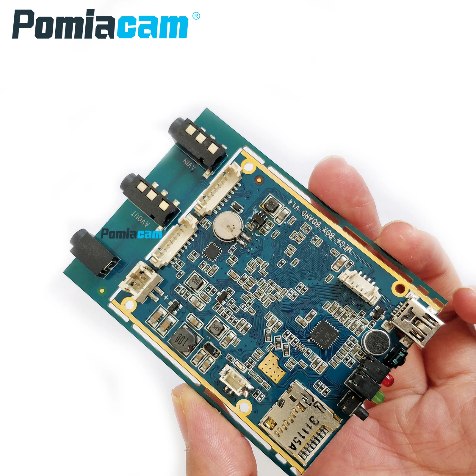 1CH MINI AHD DVR PCB плата 30fps цифровой видеорегистратор безопасности поддержка sd карты 128