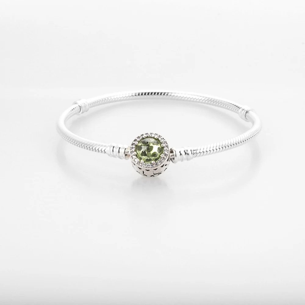 925 Sterling Silver Snake Chain Bracelets Diy Big Cz Pink Green Blue Crystal Fit For Women Original Charm Beads Jewelry Gift
925 Sterling Silver Snake Chain Bracelets Diy Big Cz Pink Green Blue Crystal Fit For Women Original Charm Beads Jewelry Gift