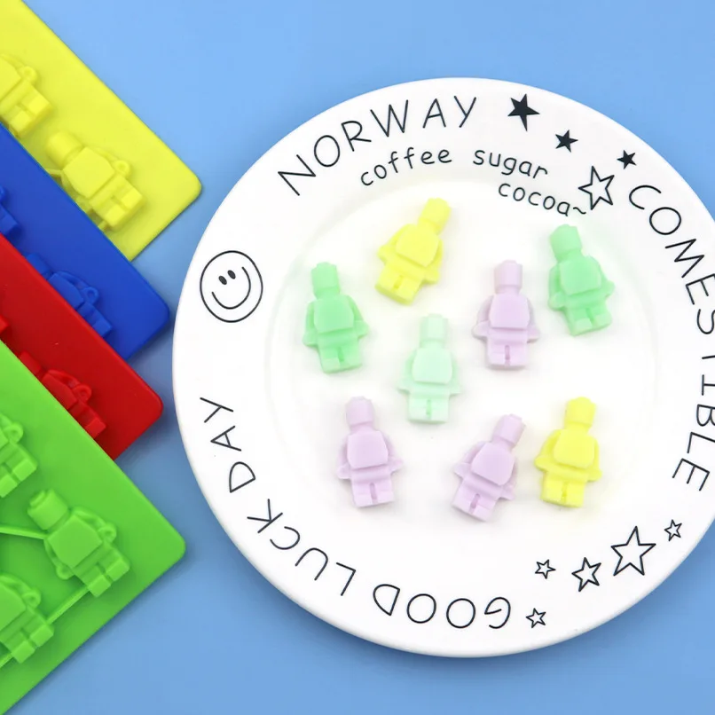 8 even Robot molds chocolate candy DIY ice cube jelly mold birthday cake decoration molds
8 even Robot molds chocolate candy DIY ice cube jelly mold birthday cake decoration molds