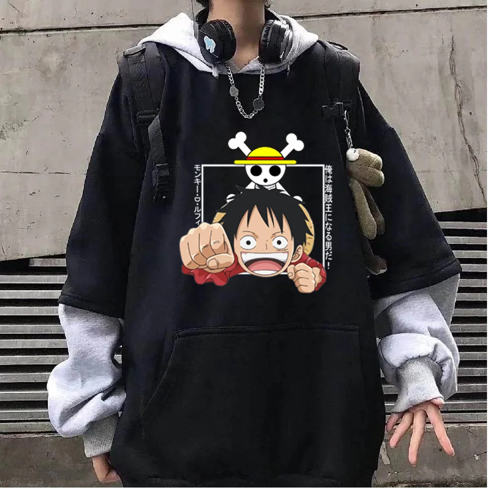 Luffy Печатный слитный пуловер Свободный унисекс Толстовка Осень с длинным рукавом
Luffy Печатный слитный пуловер Свободный унисекс Толстовка Осень с длинным рукавом