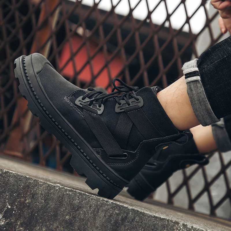 Leisure Shoes Casual Boots Men Black Shoes Leather Mens Sneakers Fashion For Man Shoe Men's Sneaker Sport Causal Male
Leisure Shoes Casual Boots Men Black Shoes Leather Mens Sneakers Fashion For Man Shoe Men's Sneaker Sport Causal Male