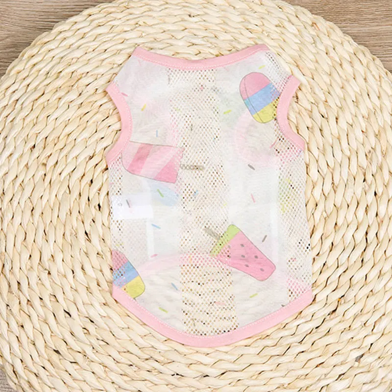 Cartoon Animal Dog Clothes Pet Summer Thin Cool Mesh Vest for Dogs Two-legged T-shirt Small Puppy Fashion Clothing
Cartoon Animal Dog Clothes Pet Summer Thin Cool Mesh Vest for Dogs Two-legged T-shirt Small Puppy Fashion Clothing