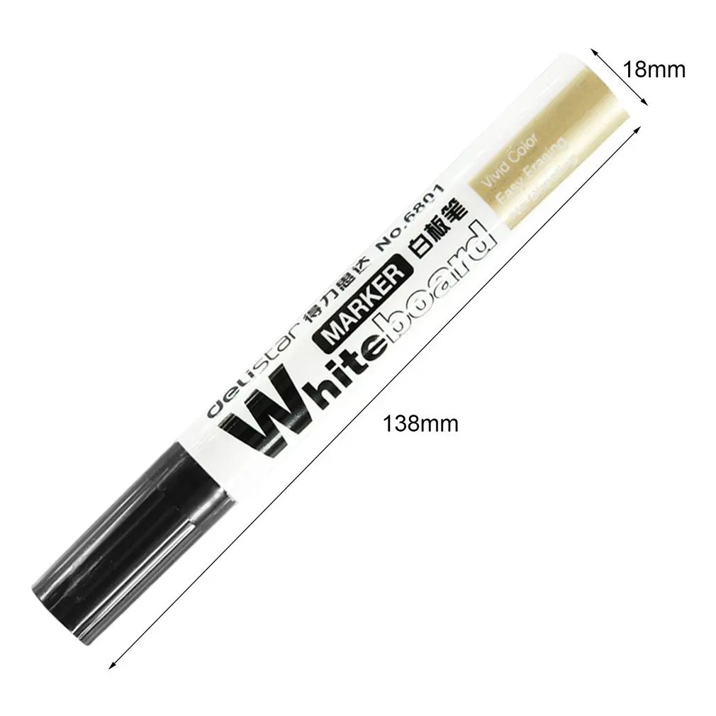 DELI 6801 Erasable Whiteboard Marker Pen 2.0mm Writing Liquid Ink Pen Smooth School Business Pen Stationary Supplies 
DELI 6801 Erasable Whiteboard Marker Pen 2.0mm Writing Liquid Ink Pen Smooth School Business Pen Stationary Supplies