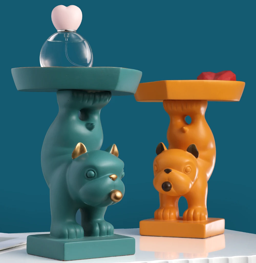 Handstand Resin Dog Figurine Makeup Candy Storage Tray For Home Decoration Living Room Decor Desk Ornament Decorative Sculpture
Handstand Resin Dog Figurine Makeup Candy Storage Tray For Home Decoration Living Room Decor Desk Ornament Decorative Sculpture