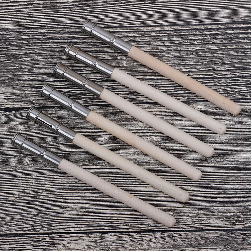 2Pcs Adjustable Single Head Wood Pencil Extender Holder for Charcoal School Office Painting Tool Art Supplies 
2Pcs Adjustable Single Head Wood Pencil Extender Holder for Charcoal School Office Painting Tool Art Supplies