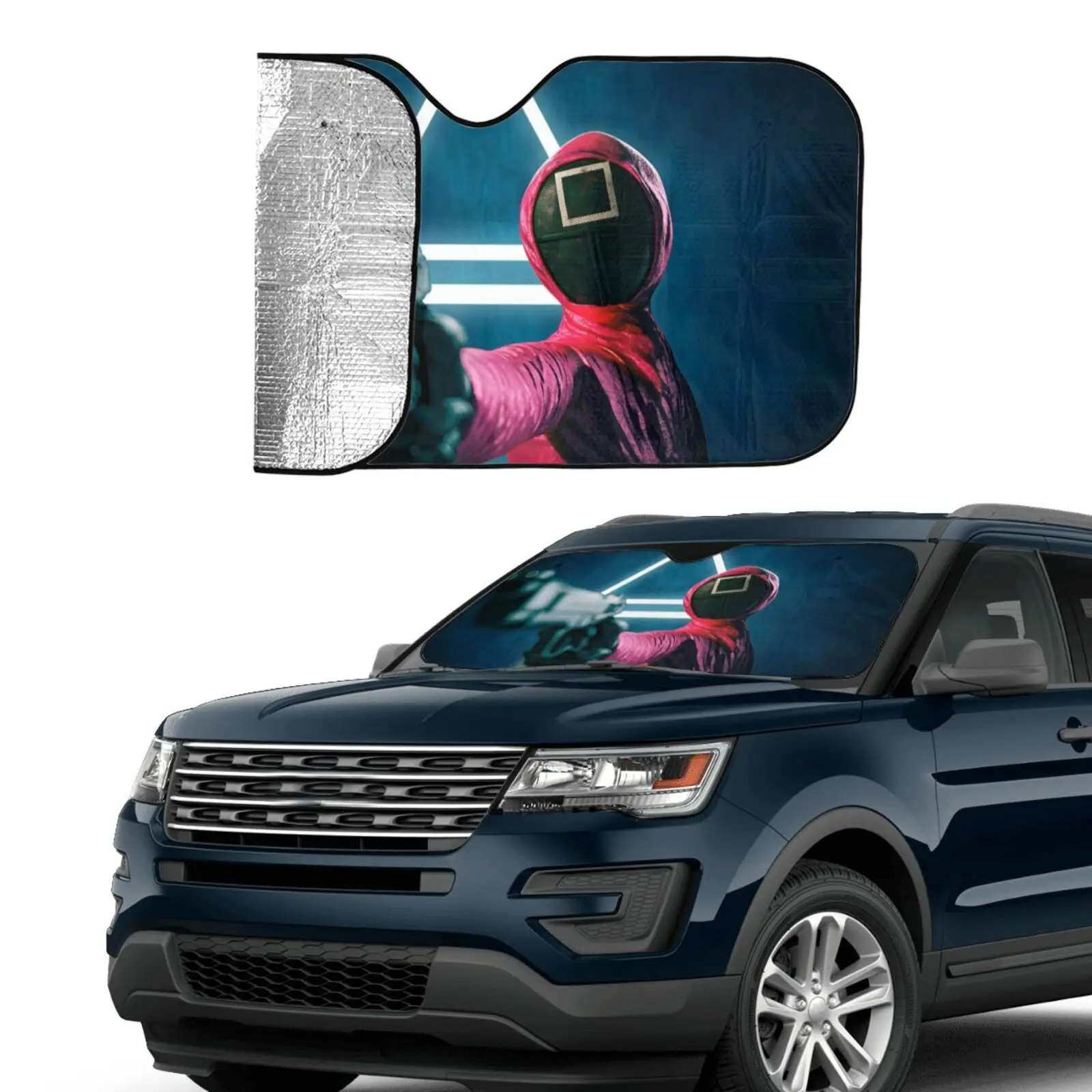 2021 New Movie Squid Game Design Car Accessories Windshield Sunshade Universal Fits Most Vehicle Suv
2021 New Movie Squid Game Design Car Accessories Windshield Sunshade Universal Fits Most Vehicle Suv