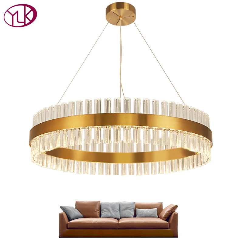 Modern led chandeliers in the living room ring crystal chandelier for dining room hanging circle cristal lamps gold-bronze light
Modern led chandeliers in the living room ring crystal chandelier for dining room hanging circle cristal lamps gold-bronze light