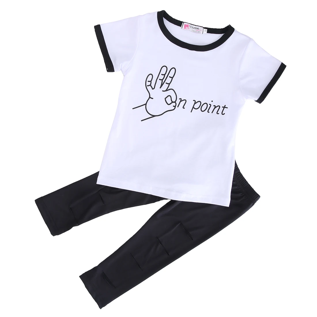 Fashion Toddler Girls Kids Summer Clothes Tracksuit Top Pants 2PCS Outfits Casual Suit Set
Fashion Toddler Girls Kids Summer Clothes Tracksuit Top Pants 2PCS Outfits Casual Suit Set
