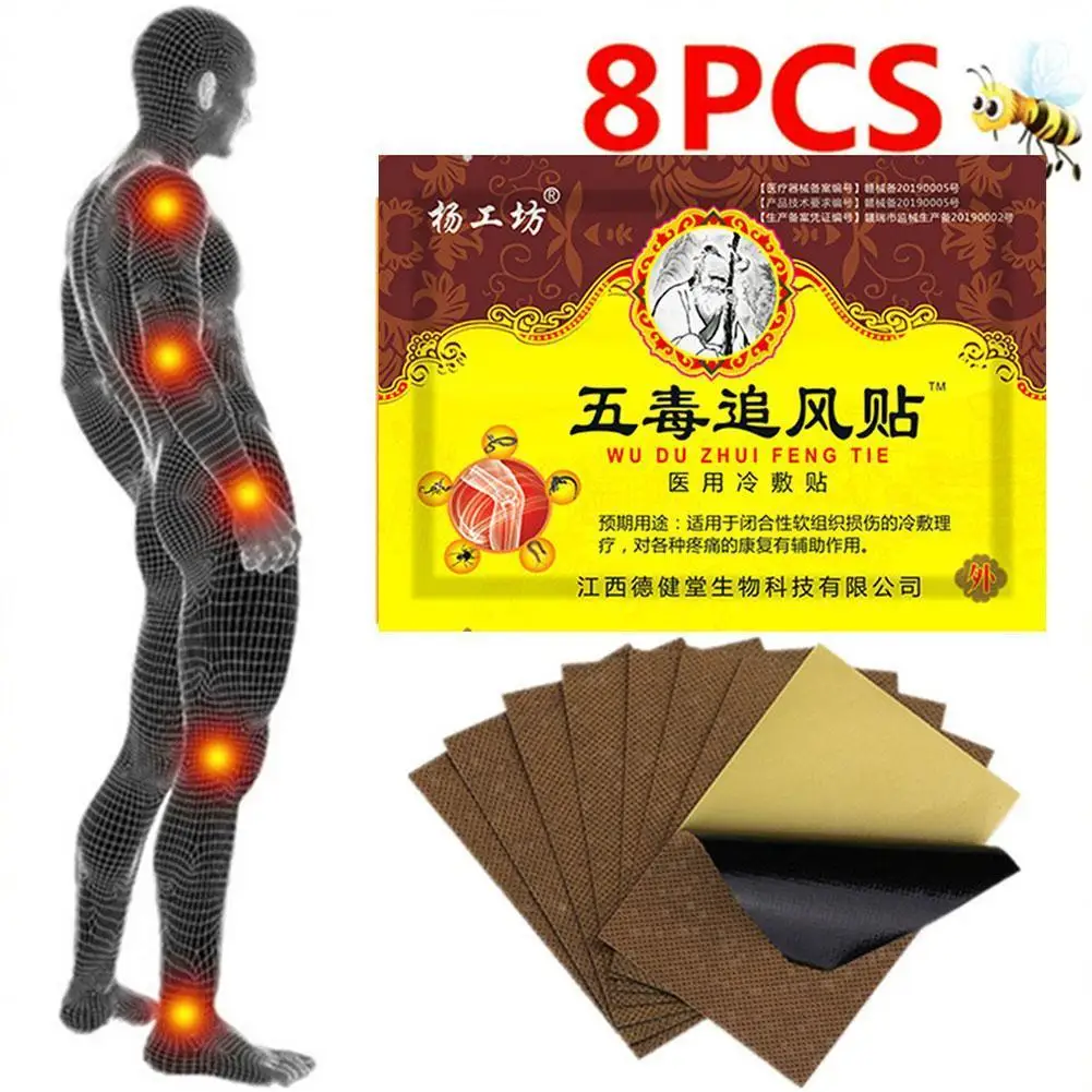 8pcs Chinese Medical Pain Relief Sticker Pain Relief Plaster Neck Back Body Pain Relaxation Medical Plaster Body Relax Stickers
8pcs Chinese Medical Pain Relief Sticker Pain Relief Plaster Neck Back Body Pain Relaxation Medical Plaster Body Relax Stickers