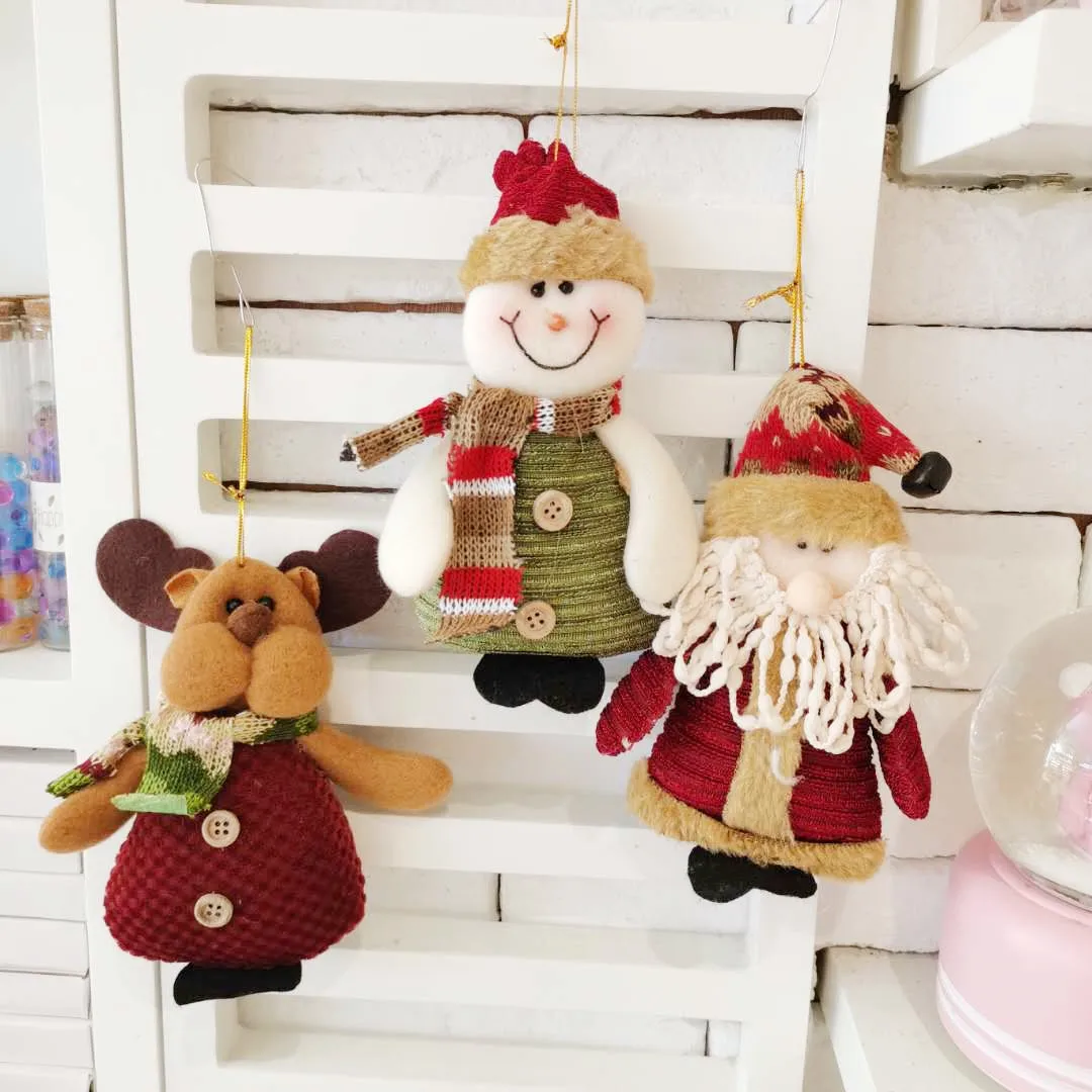 Happy New Year Christmas Tree DIY Home Pendants Party Decorations Kindergarten Small Gifts Elk Snowman Dolls Event Gifts
Happy New Year Christmas Tree DIY Home Pendants Party Decorations Kindergarten Small Gifts Elk Snowman Dolls Event Gifts