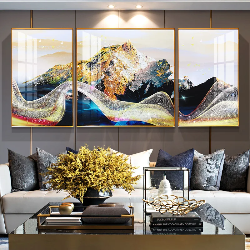 New Chinese Landscape Decoration Painting Background Wall Living Room Decoration Painting Diamond Crystal Porcelain Painting
New Chinese Landscape Decoration Painting Background Wall Living Room Decoration Painting Diamond Crystal Porcelain Painting