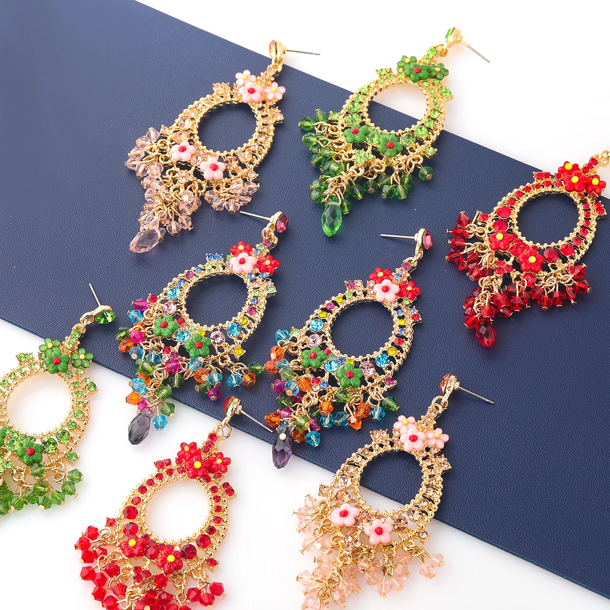 Fashion Metal Acrylic Tassel Flower Earrings Female Creative Popular Dangle Earrings Party Accessories
Fashion Metal Acrylic Tassel Flower Earrings Female Creative Popular Dangle Earrings Party Accessories