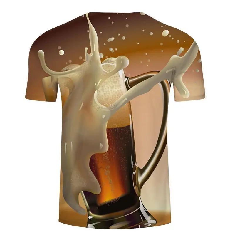 New 3D T-shirt Men's Beer/Food/Fruit Hip Hop O-Neck Short Sleeve Men's T-shirt Printed Boys Top
New 3D T-shirt Men's Beer/Food/Fruit Hip Hop O-Neck Short Sleeve Men's T-shirt Printed Boys Top