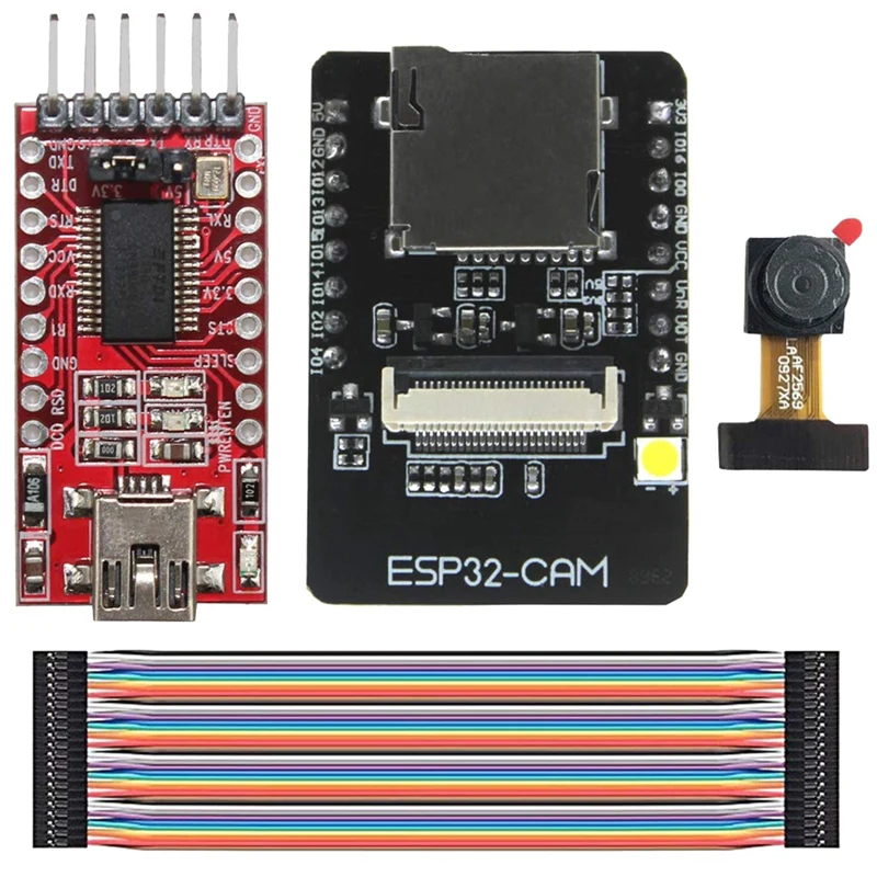 Esp32-Cam Камера Wifi + Bluetooth модуль 4M Psram двухъядерный 32-битный процессор макетная плата Ov2640 2Mp Камера модуль + 8Dbi Wireles
Esp32-Cam Камера Wifi + Bluetooth модуль 4M Psram двухъядерный 32-битный процессор макетная плата Ov2640 2Mp Камера модуль + 8Dbi Wireles