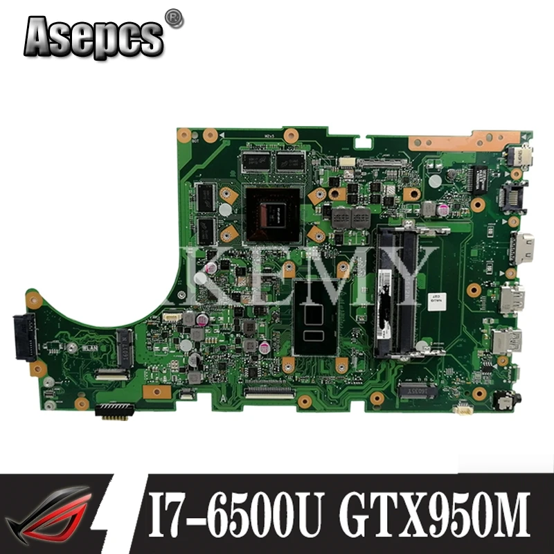 Akemy X756UXM Motherboard For Asus X756U X756UWK X756UQK X756UXM X756UV X756UX Laotop Mainboard with I7-6500U GTX950M
Akemy X756UXM Motherboard For Asus X756U X756UWK X756UQK X756UXM X756UV X756UX Laotop Mainboard with I7-6500U GTX950M