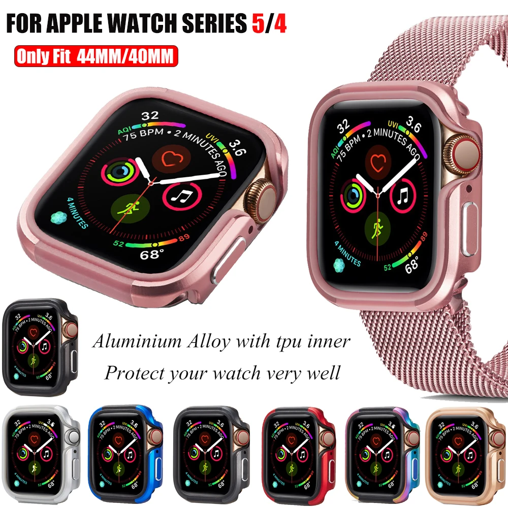 Металлический каркас защитный чехол-бампер для Apple Watch 5 4 44 мм 40 мм алюминиевый сплав с силиконовым/ТПУ защитный чехол для iWatch 5
Металлический каркас защитный чехол-бампер для Apple Watch 5 4 44 мм 40 мм алюминиевый сплав с силиконовым/ТПУ защитный чехол для iWatch 5