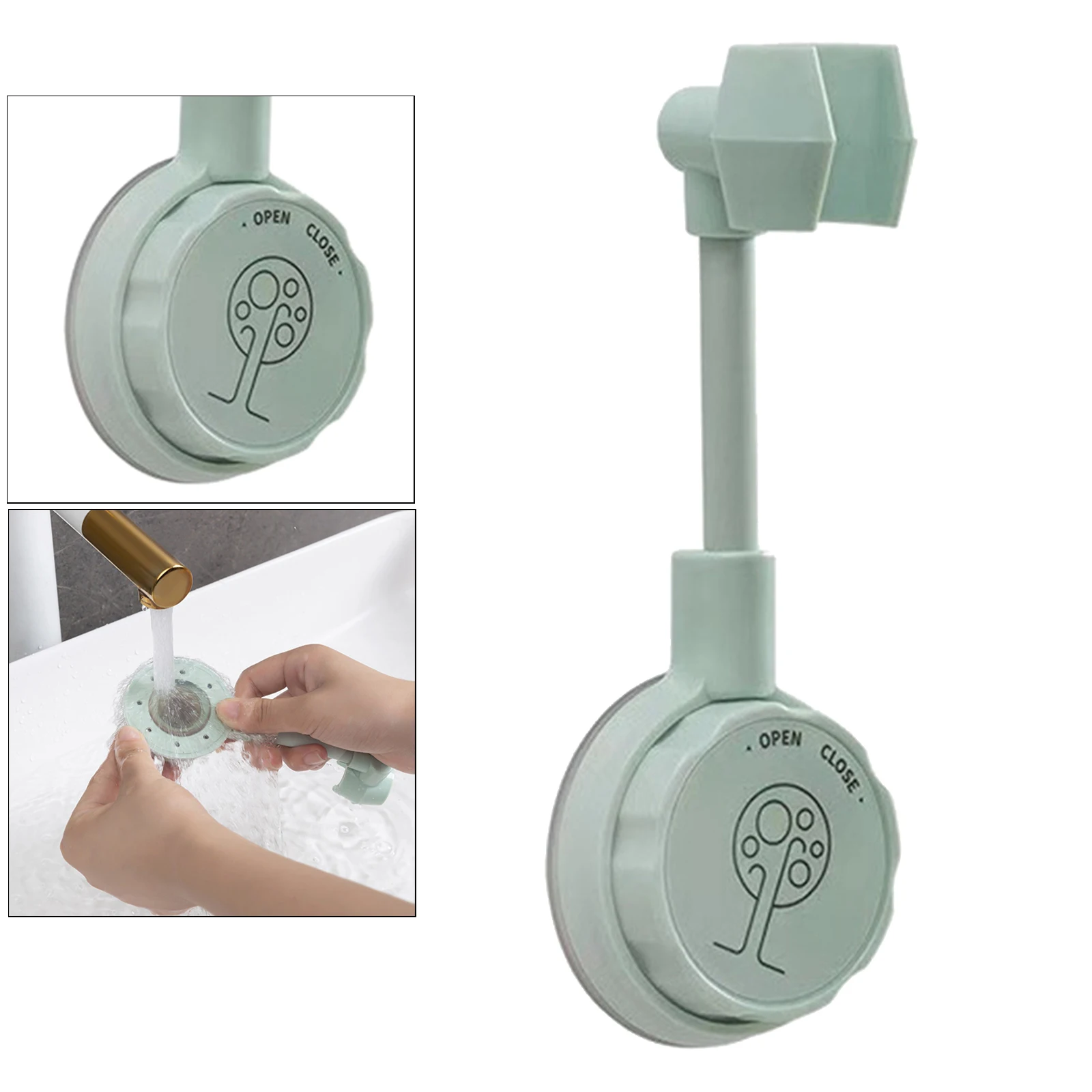 Adjustable Shower Head Holder, Home Bathroom Suction Cup Handheld Shower Head Bracket, Removable & Reinstallable
Adjustable Shower Head Holder, Home Bathroom Suction Cup Handheld Shower Head Bracket, Removable & Reinstallable