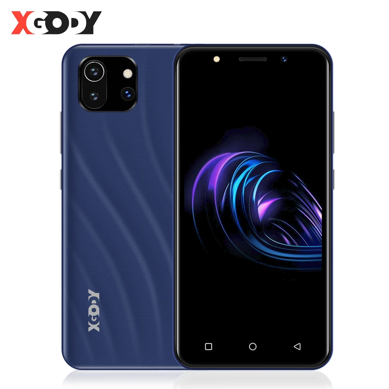 

XGODY K40 Celular Smartphone Android 8.1 5" Small Screen Dual SIM 1GB 8GB MTK6580 Quad Core 5MP Smart Face Unlock Mobile Phone