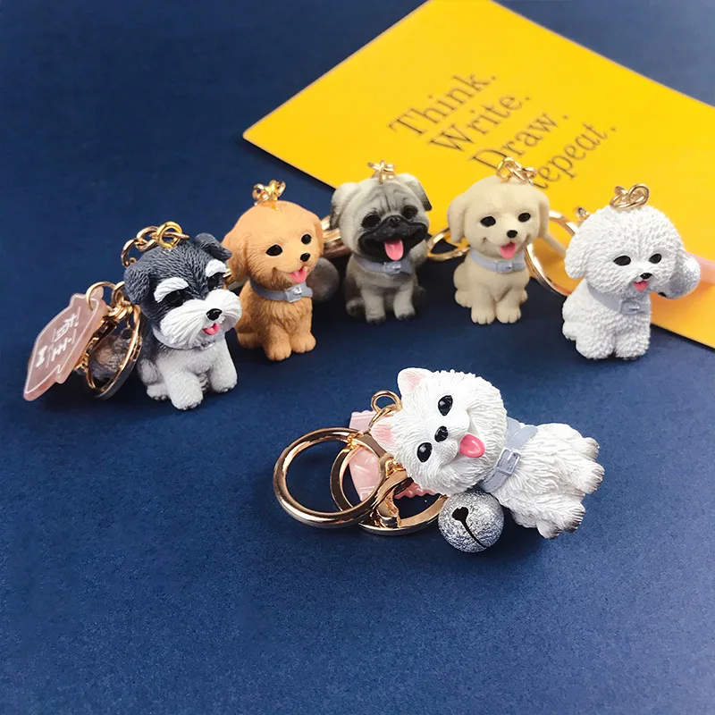 New Happy Cute Puppy Family Keychains Accessories Cartoon Dog Kenai Rui Dog Key Chain Doll Doll Car Bag Key Chain Rings Gifts
New Happy Cute Puppy Family Keychains Accessories Cartoon Dog Kenai Rui Dog Key Chain Doll Doll Car Bag Key Chain Rings Gifts
