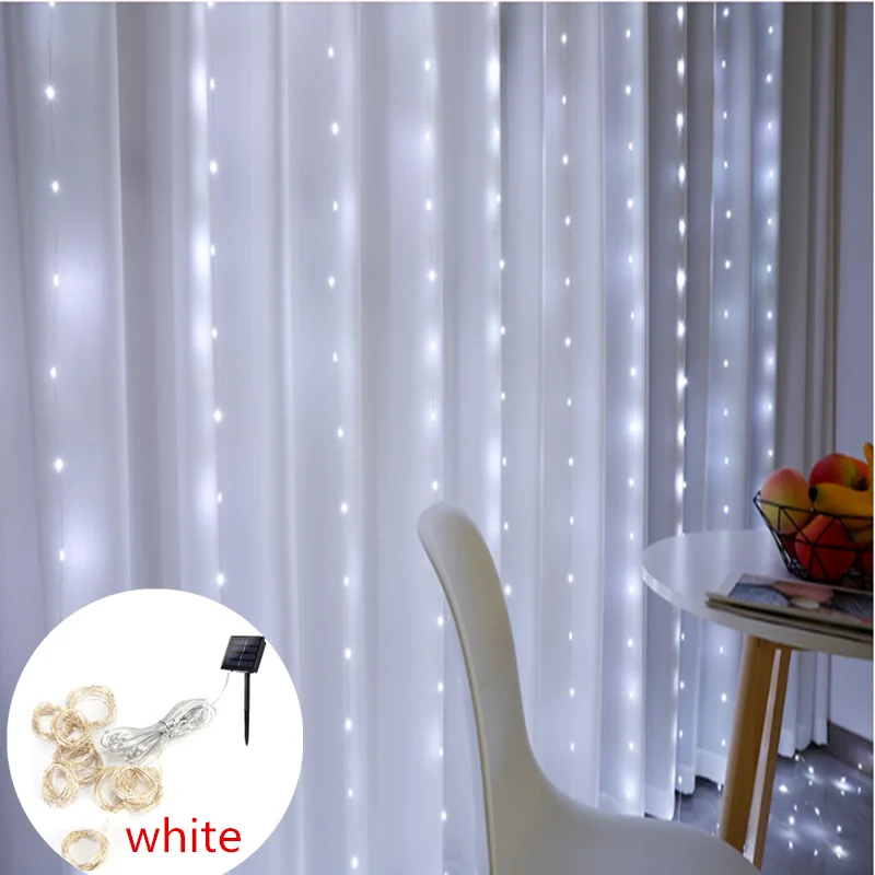LED Solar Light 3M Curtain LED Light Outdoor Solar Light String Holiday Christmas Waterproof Fairy Light Garden Garland
LED Solar Light 3M Curtain LED Light Outdoor Solar Light String Holiday Christmas Waterproof Fairy Light Garden Garland