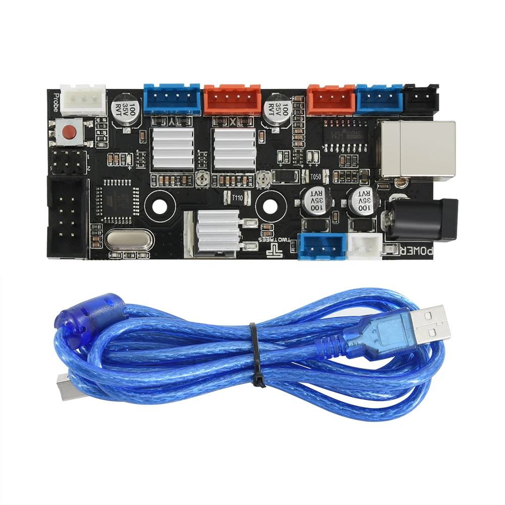 TWO TREES LKS V1.0 laser engraving machine cutting machine control board XY axis main board with A4988 motor drive
TWO TREES LKS V1.0 laser engraving machine cutting machine control board XY axis main board with A4988 motor drive