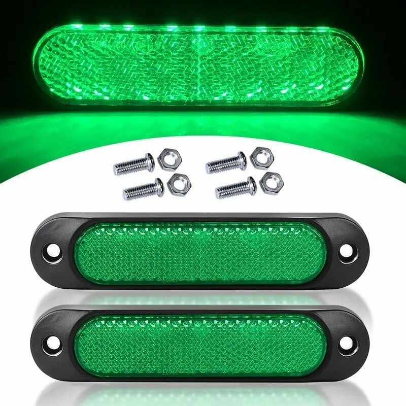 2X Green LED Clearance Side Marker Truck Trailer Van Lights Waterproof 12V 24V LED Side Marker Lights Green
2X Green LED Clearance Side Marker Truck Trailer Van Lights Waterproof 12V 24V LED Side Marker Lights Green
